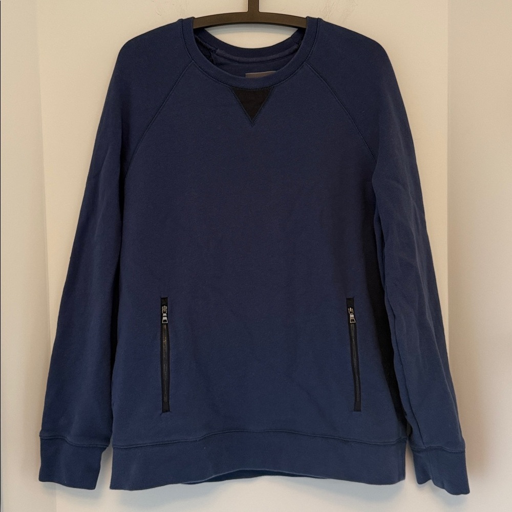 Vince Navy Blue Sweatshirt Size Extra Large